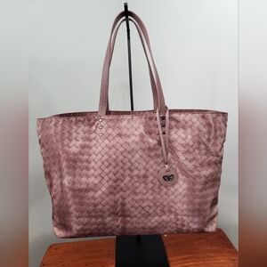 Bottega Veneta Nylon Intrecciolusion Tote Bag